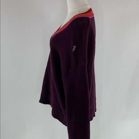 Marine Layer, Slouchy V-Neck Sweater, L - Picture 7 of 10